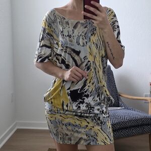 Emilio Pucci Mini Dress, US8, Pucci Print, Off-Shoulder